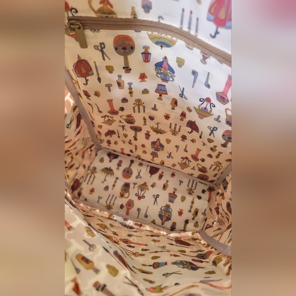 NEW Top Handled Waterproof Vinyl Print Backpack - Picture 10 of 13